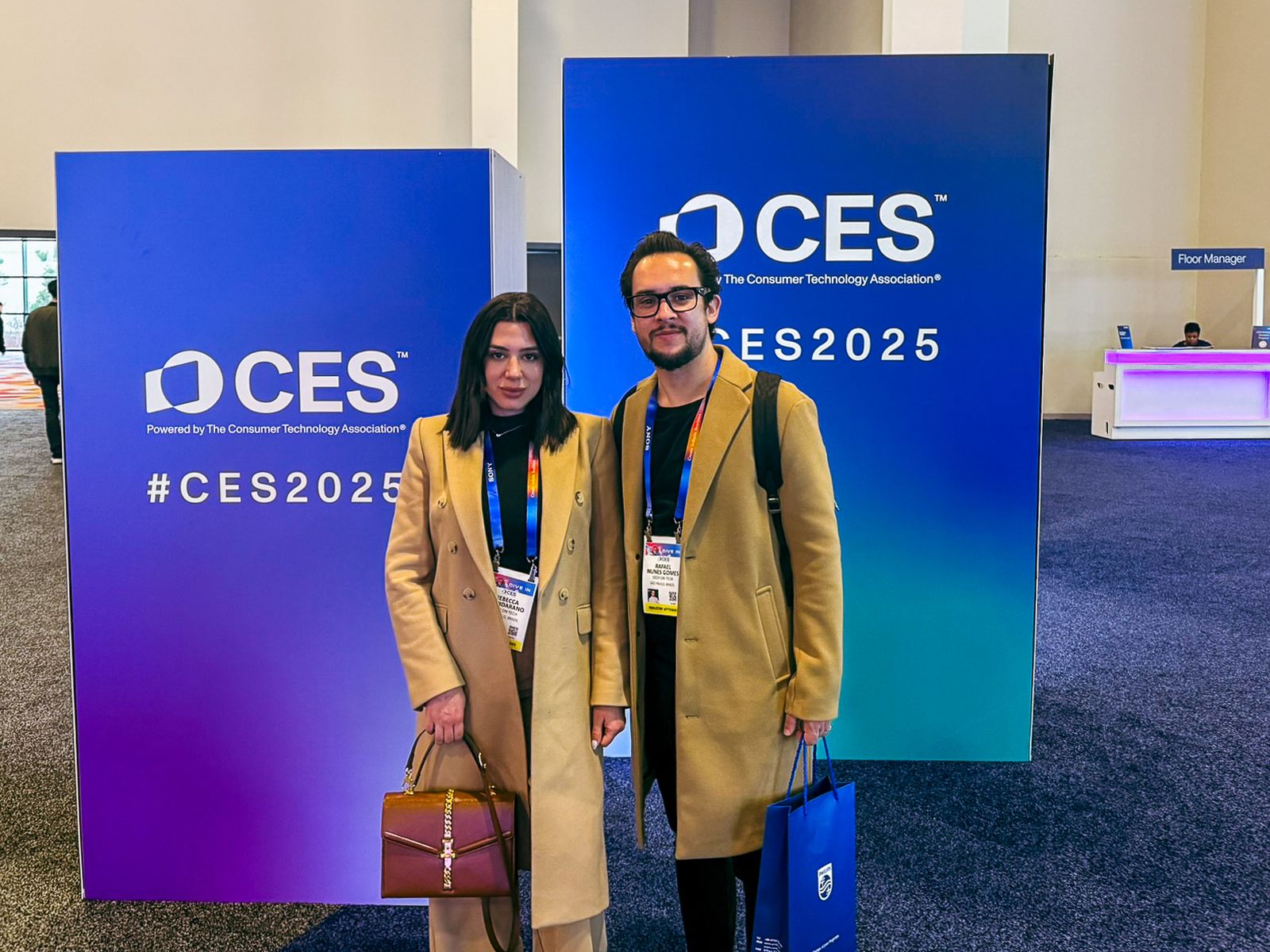 Equipe da Deep on Tech na CES, em Las Vegas